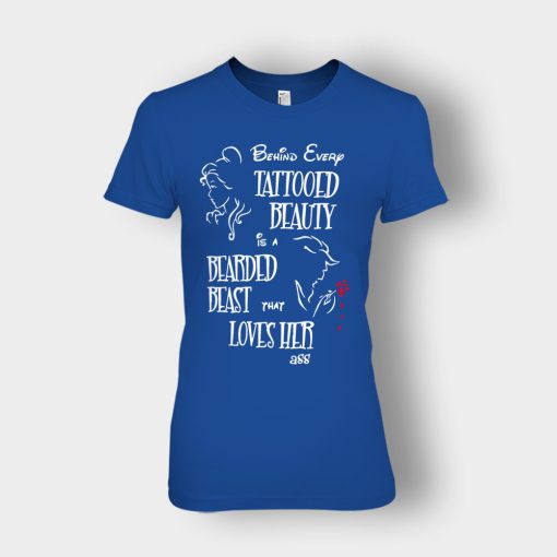 Behind-Every-Beauty-Disney-Beauty-And-The-Beast-Ladies-T-Shirt-Royal