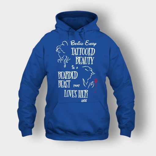 Behind-Every-Beauty-Disney-Beauty-And-The-Beast-Unisex-Hoodie-Royal