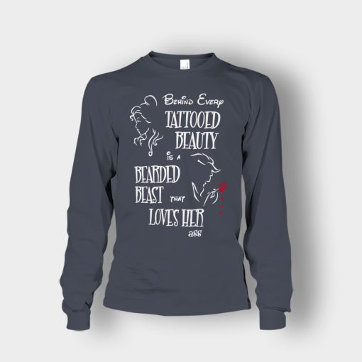 Behind-Every-Beauty-Disney-Beauty-And-The-Beast-Unisex-Long-Sleeve-Dark-Heather