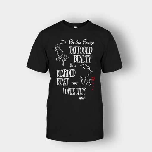 Behind-Every-Beauty-Disney-Beauty-And-The-Beast-Unisex-T-Shirt-Black