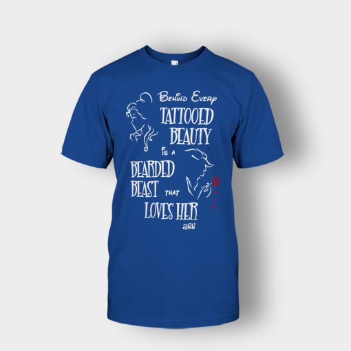 Behind-Every-Beauty-Disney-Beauty-And-The-Beast-Unisex-T-Shirt-Royal