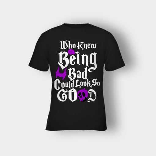 Being-Bad-Could-Look-So-Good-Disney-Maleficient-Inspired-Kids-T-Shirt-Black