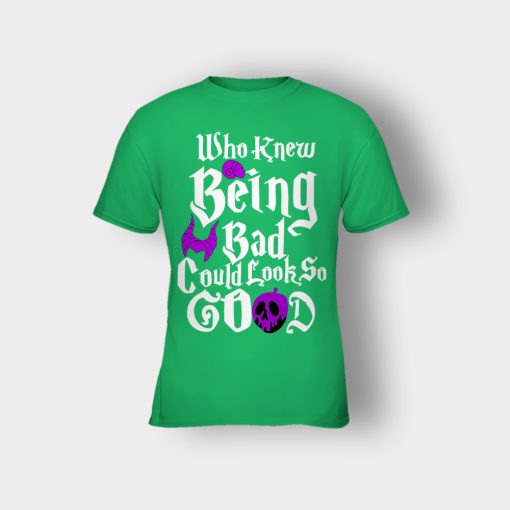 Being-Bad-Could-Look-So-Good-Disney-Maleficient-Inspired-Kids-T-Shirt-Irish-Green