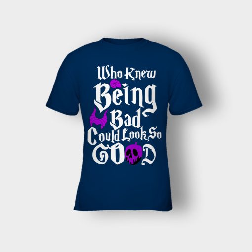 Being-Bad-Could-Look-So-Good-Disney-Maleficient-Inspired-Kids-T-Shirt-Navy