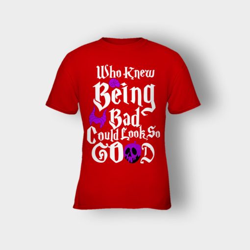 Being-Bad-Could-Look-So-Good-Disney-Maleficient-Inspired-Kids-T-Shirt-Red