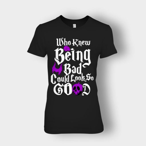 Being-Bad-Could-Look-So-Good-Disney-Maleficient-Inspired-Ladies-T-Shirt-Black
