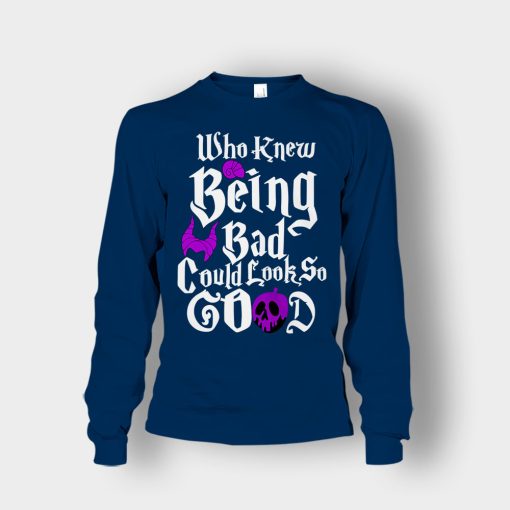 Being-Bad-Could-Look-So-Good-Disney-Maleficient-Inspired-Unisex-Long-Sleeve-Navy