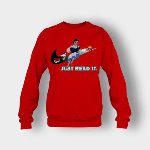 Belles-Just-Read-It-Disney-Beauty-And-The-Beast-Crewneck-Sweatshirt-Red