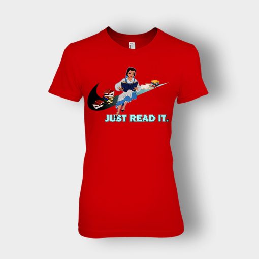 Belles-Just-Read-It-Disney-Beauty-And-The-Beast-Ladies-T-Shirt-Red