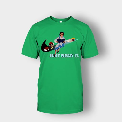 Belles-Just-Read-It-Disney-Beauty-And-The-Beast-Unisex-T-Shirt-Irish-Green