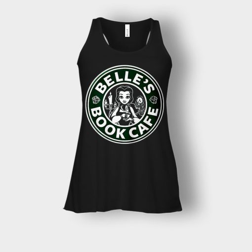 Belles-Starbuck-Coffee-Disney-Beauty-And-The-Beast-Bella-Womens-Flowy-Tank-Black