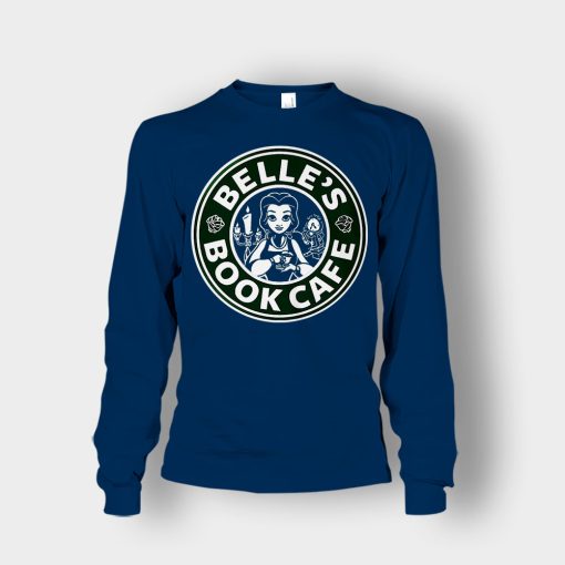 Belles-Starbuck-Coffee-Disney-Beauty-And-The-Beast-Unisex-Long-Sleeve-Navy