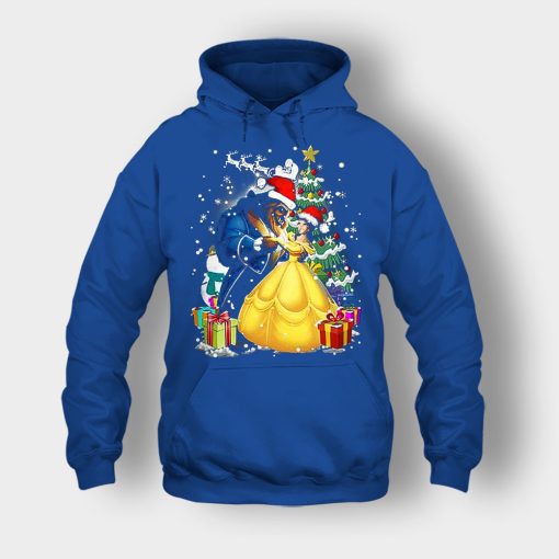 Beside-The-Christmas-Tree-Disney-Beauty-And-The-Beast-Unisex-Hoodie-Royal