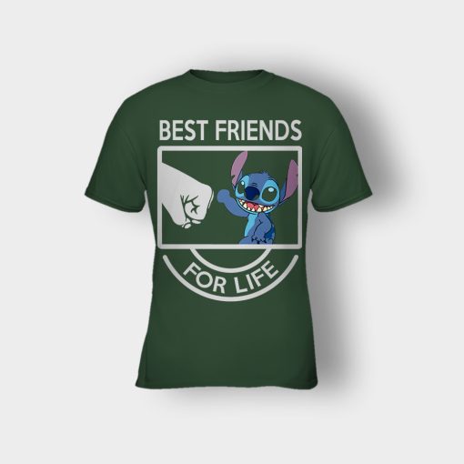 Best-Friends-For-Life-Disney-Lilo-And-Stitch-Kids-T-Shirt-Forest