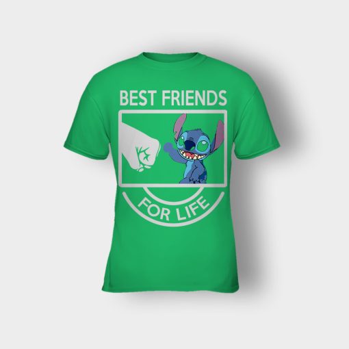 Best-Friends-For-Life-Disney-Lilo-And-Stitch-Kids-T-Shirt-Irish-Green