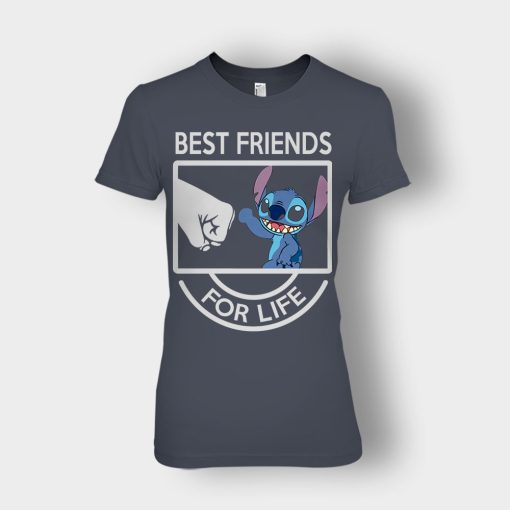 Best-Friends-For-Life-Disney-Lilo-And-Stitch-Ladies-T-Shirt-Dark-Heather