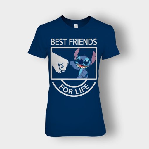 Best-Friends-For-Life-Disney-Lilo-And-Stitch-Ladies-T-Shirt-Navy