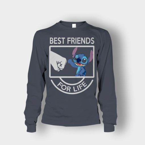 Best-Friends-For-Life-Disney-Lilo-And-Stitch-Unisex-Long-Sleeve-Dark-Heather