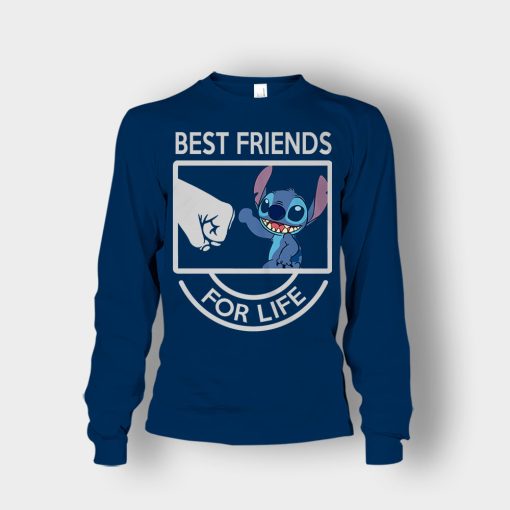 Best-Friends-For-Life-Disney-Lilo-And-Stitch-Unisex-Long-Sleeve-Navy