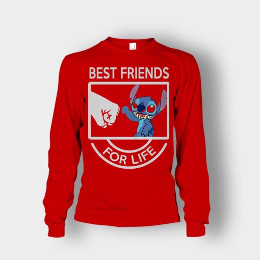 Best-Friends-For-Life-Disney-Lilo-And-Stitch-Unisex-Long-Sleeve-Red