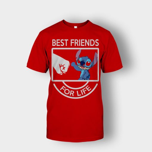 Best-Friends-For-Life-Disney-Lilo-And-Stitch-Unisex-T-Shirt-Red