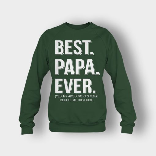 Best-Papa-Ever-Fathers-Day-Daddy-Gifts-Idea-Crewneck-Sweatshirt-Forest