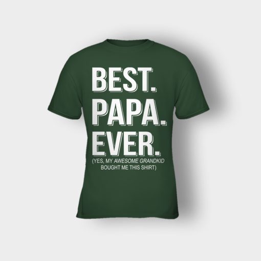 Best-Papa-Ever-Fathers-Day-Daddy-Gifts-Idea-Kids-T-Shirt-Forest