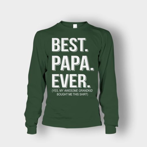 Best-Papa-Ever-Fathers-Day-Daddy-Gifts-Idea-Unisex-Long-Sleeve-Forest