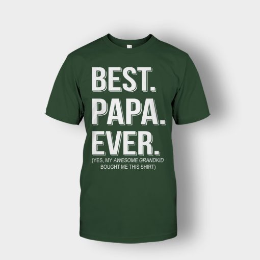 Best-Papa-Ever-Fathers-Day-Daddy-Gifts-Idea-Unisex-T-Shirt-Forest