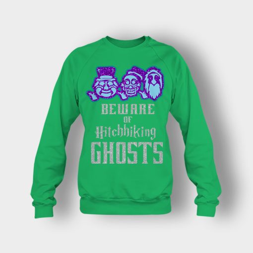 Beware-of-Hitchhiking-Ghosts-Gracey-Manor-Disney-Inspired-Crewneck-Sweatshirt-Irish-Green