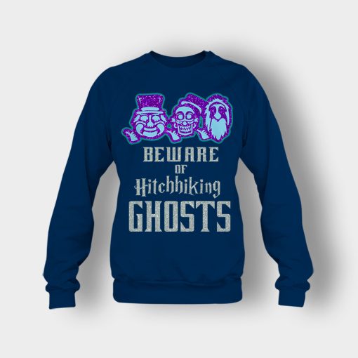 Beware-of-Hitchhiking-Ghosts-Gracey-Manor-Disney-Inspired-Crewneck-Sweatshirt-Navy