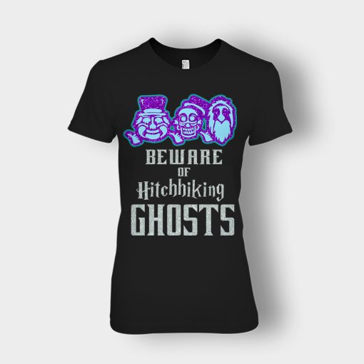 Beware-of-Hitchhiking-Ghosts-Gracey-Manor-Disney-Inspired-Ladies-T-Shirt-Black