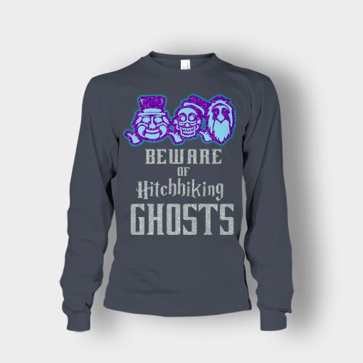 Beware-of-Hitchhiking-Ghosts-Gracey-Manor-Disney-Inspired-Unisex-Long-Sleeve-Dark-Heather