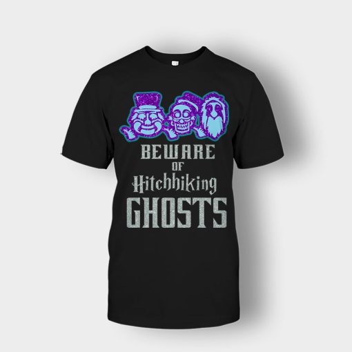 Beware-of-Hitchhiking-Ghosts-Gracey-Manor-Disney-Inspired-Unisex-T-Shirt-Black