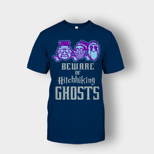 Beware-of-Hitchhiking-Ghosts-Gracey-Manor-Disney-Inspired-Unisex-T-Shirt-Navy