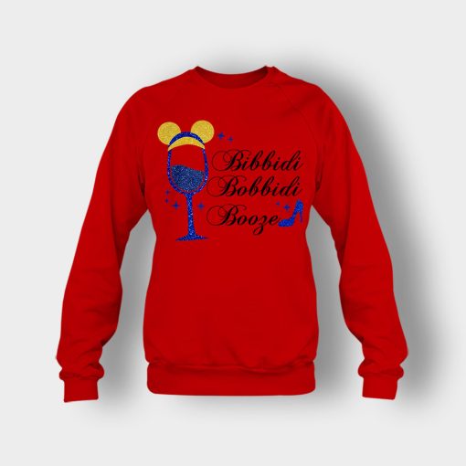 Bibbidi-Bobbidi-Booze-Cinderella-Inspired-Crewneck-Sweatshirt-Red