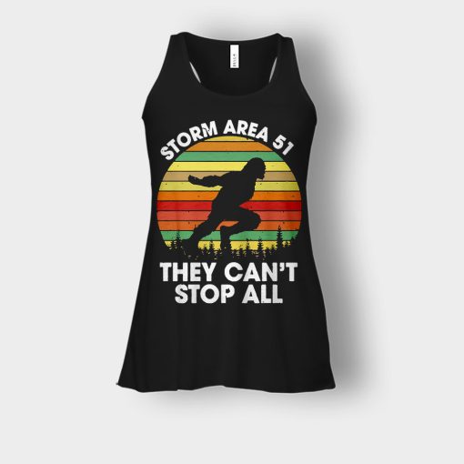 Bigfoot-Storm-Area-51-they-cant-stop-all-Bella-Womens-Flowy-Tank-Black