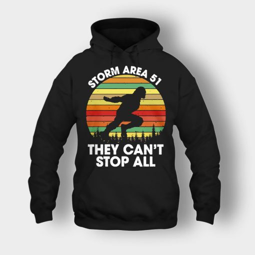Bigfoot-Storm-Area-51-they-cant-stop-all-Unisex-Hoodie-Black