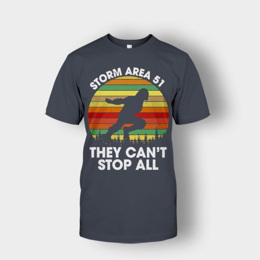 Bigfoot-Storm-Area-51-they-cant-stop-all-Unisex-T-Shirt-Dark-Heather