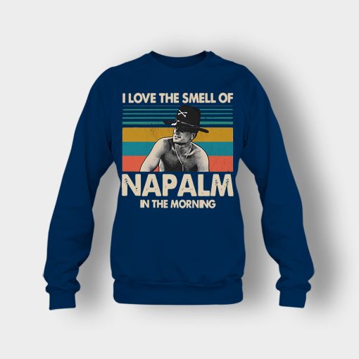 Bill-Kilgore-I-love-the-smell-of-Napalm-in-the-morning-vintage-shirt-Crewneck-Sweatshirt-Navy