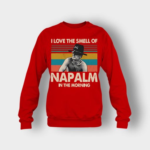 Bill-Kilgore-I-love-the-smell-of-Napalm-in-the-morning-vintage-shirt-Crewneck-Sweatshirt-Red