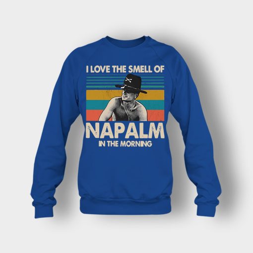 Bill-Kilgore-I-love-the-smell-of-Napalm-in-the-morning-vintage-shirt-Crewneck-Sweatshirt-Royal
