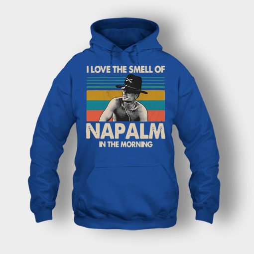 Bill-Kilgore-I-love-the-smell-of-Napalm-in-the-morning-vintage-shirt-Hoodie-Royal