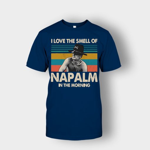 Bill-Kilgore-I-love-the-smell-of-Napalm-in-the-morning-vintage-shirt-Unisex-T-Shirt-Navy