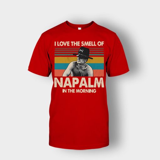 Bill-Kilgore-I-love-the-smell-of-Napalm-in-the-morning-vintage-shirt-Unisex-T-Shirt-Red