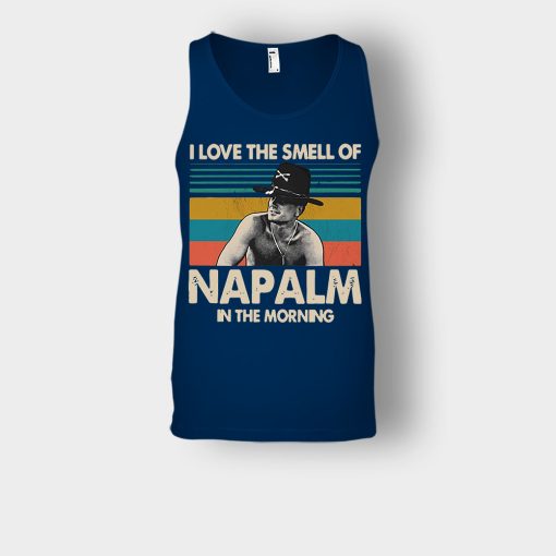 Bill-Kilgore-I-love-the-smell-of-Napalm-in-the-morning-vintage-shirt-Unisex-Tank-Top-Navy