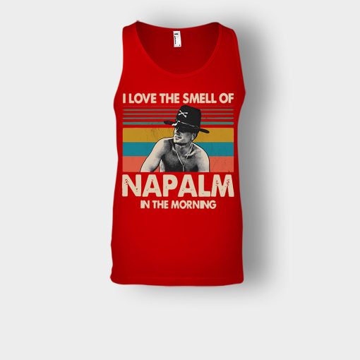 Bill-Kilgore-I-love-the-smell-of-Napalm-in-the-morning-vintage-shirt-Unisex-Tank-Top-Red