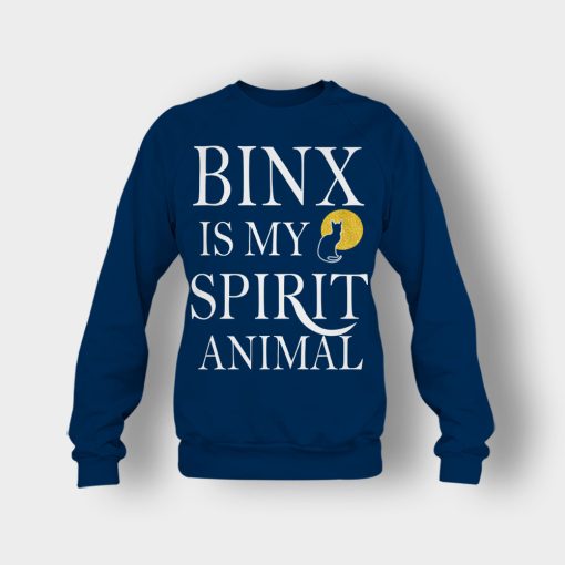 Binx-Is-My-Spirit-Animal-Sanderson-Sisters-Disney-Hocus-Pocus-Crewneck-Sweatshirt-Navy