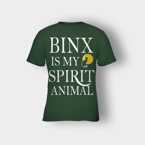 Binx-Is-My-Spirit-Animal-Sanderson-Sisters-Disney-Hocus-Pocus-Kids-T-Shirt-Forest