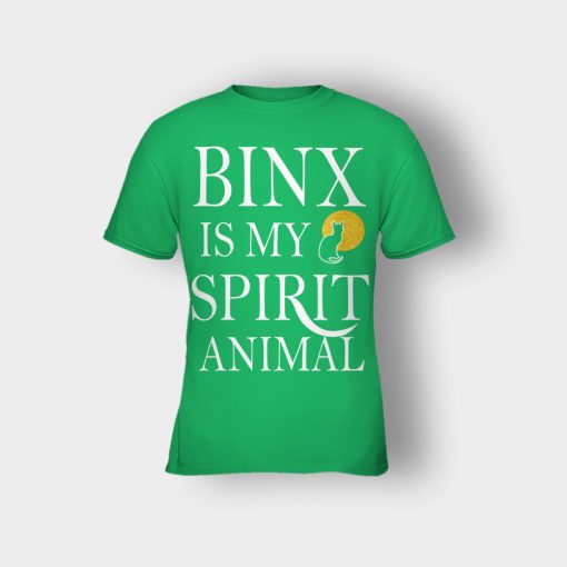 Binx-Is-My-Spirit-Animal-Sanderson-Sisters-Disney-Hocus-Pocus-Kids-T-Shirt-Irish-Green